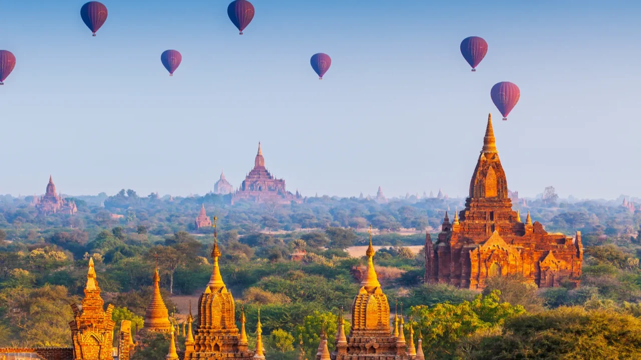 temples in bagan myanmar