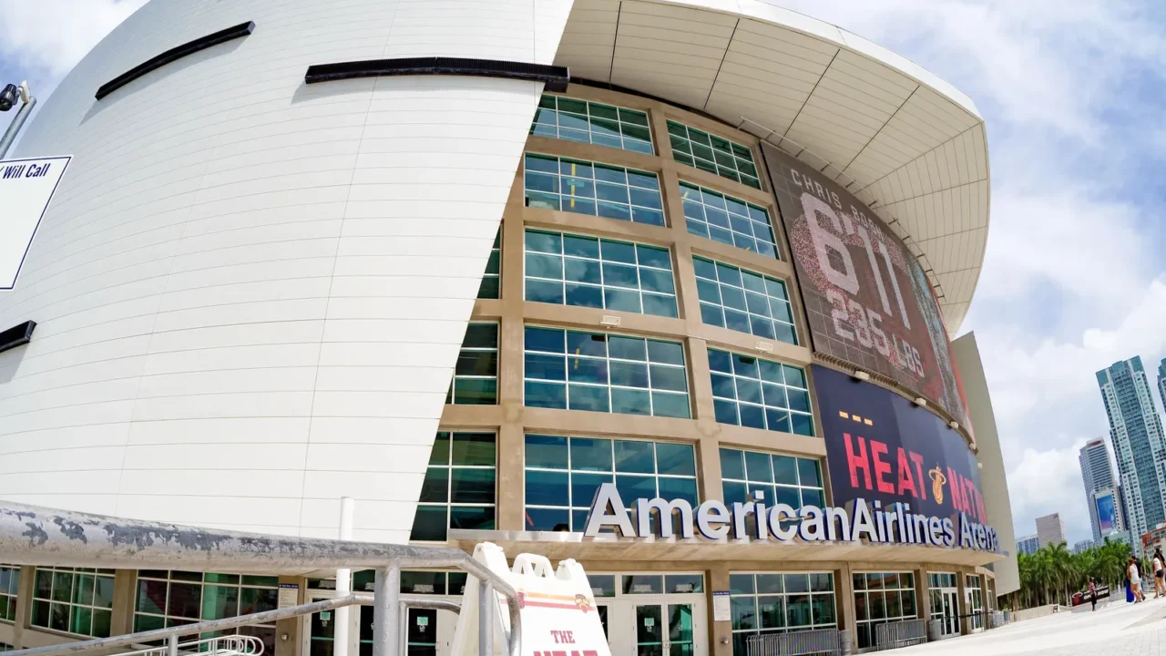 the american airlines arena in miami