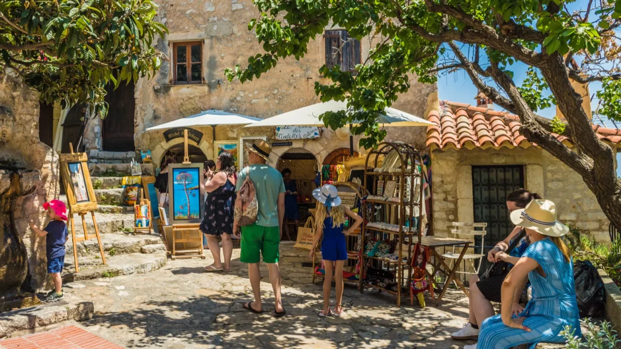 the medieval village of eze in france
