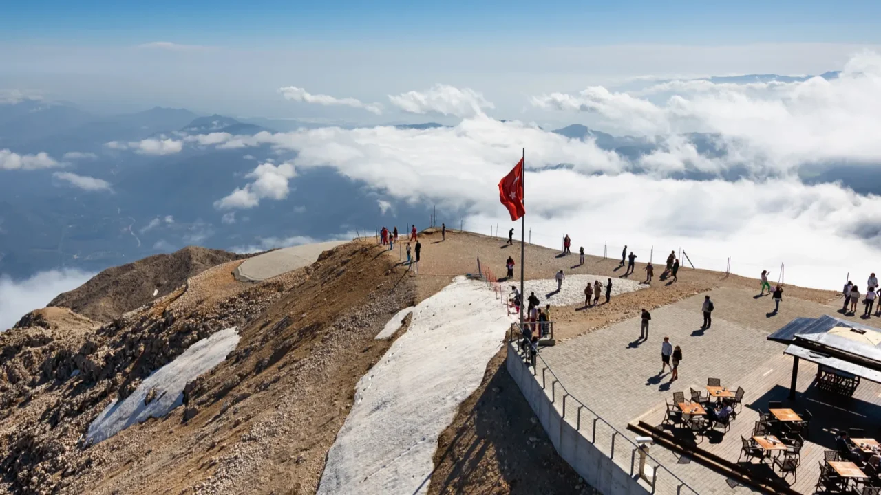 the top of tahtali mountain