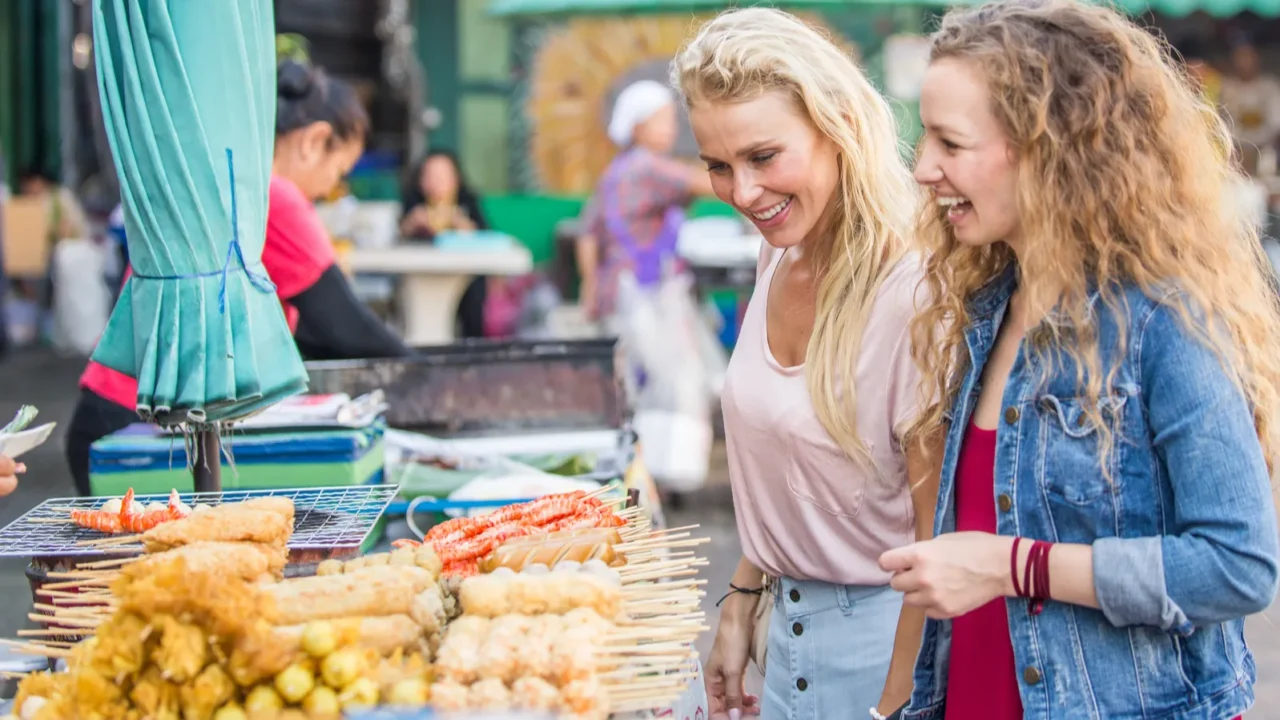 tourists exploring bangkok thailand