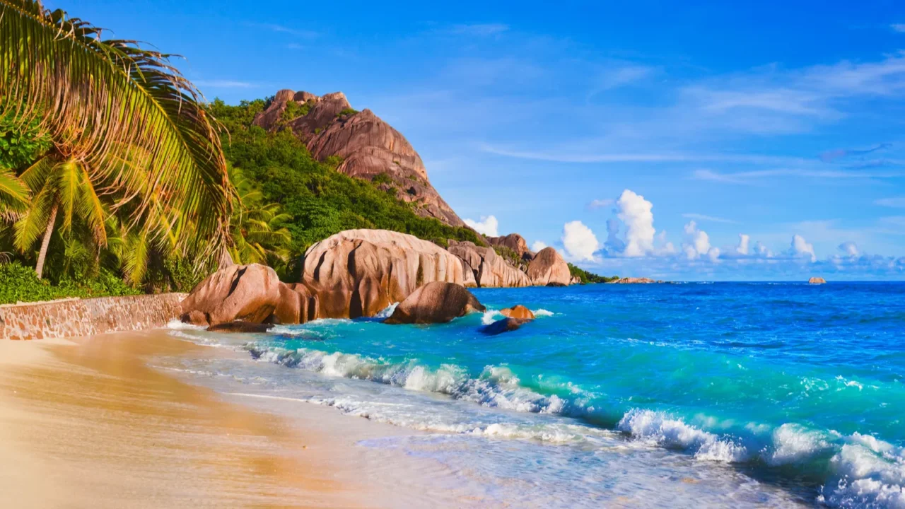 tropical beach source dargent at seychelles