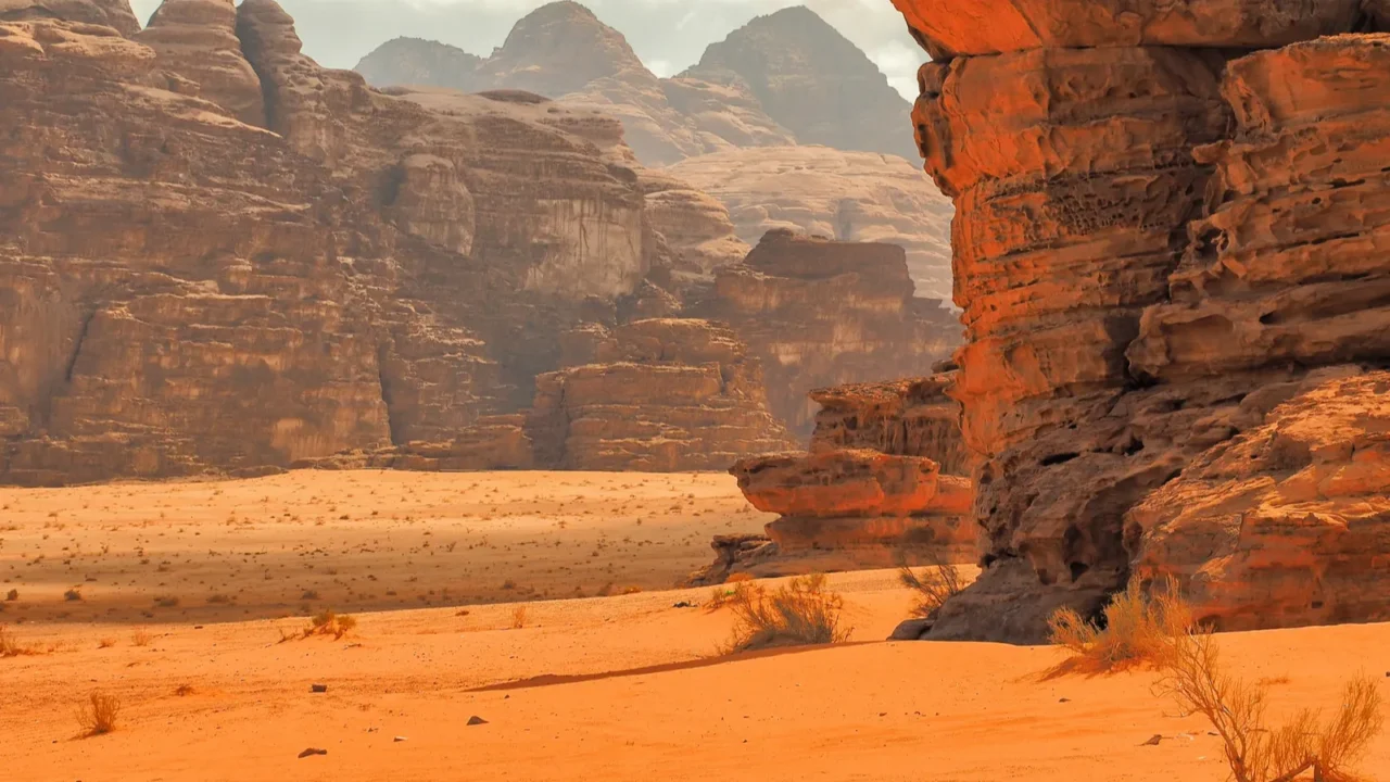 wadi rum jordan the most beautiful place of the middle