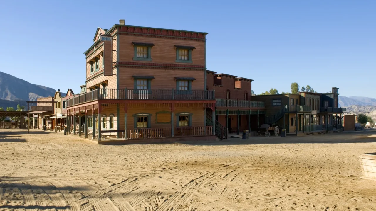 western town movie set