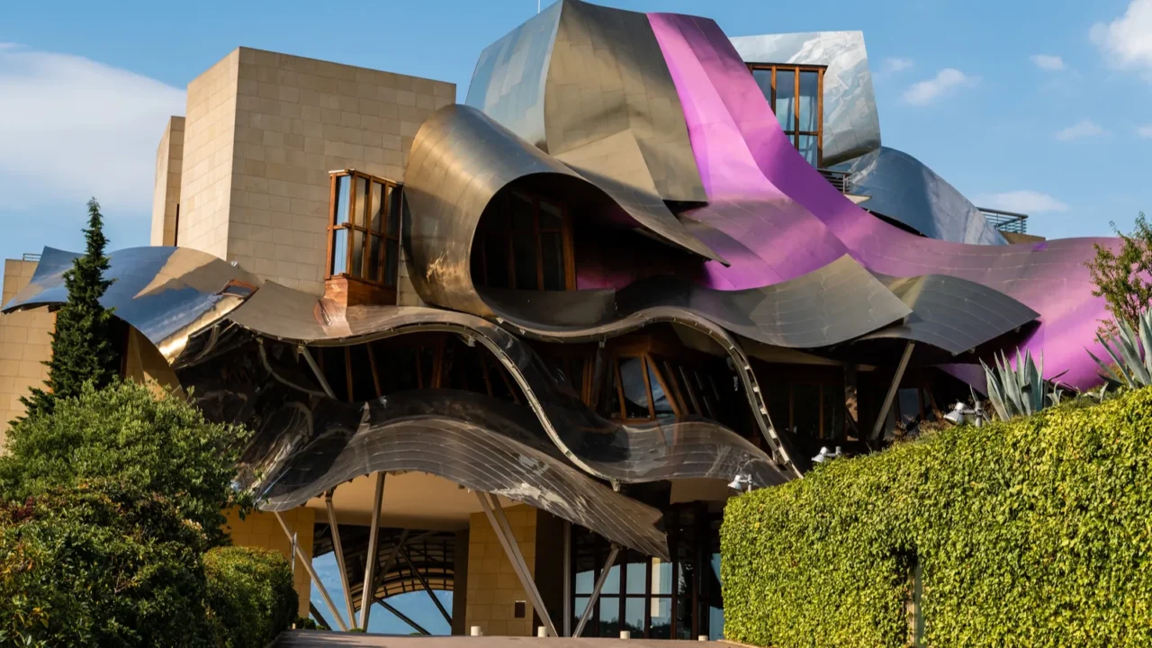 winery of marques de riscal in alava
