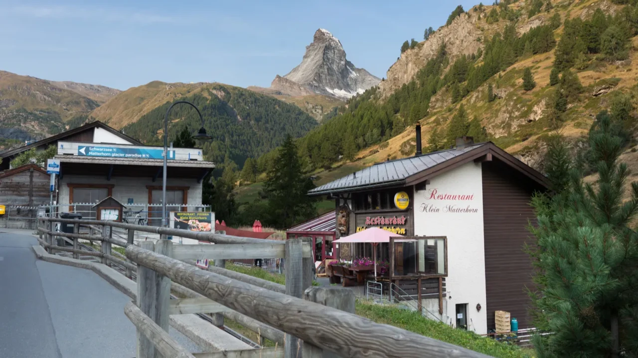 zermatt visp switzerland  august 19 2025  early
