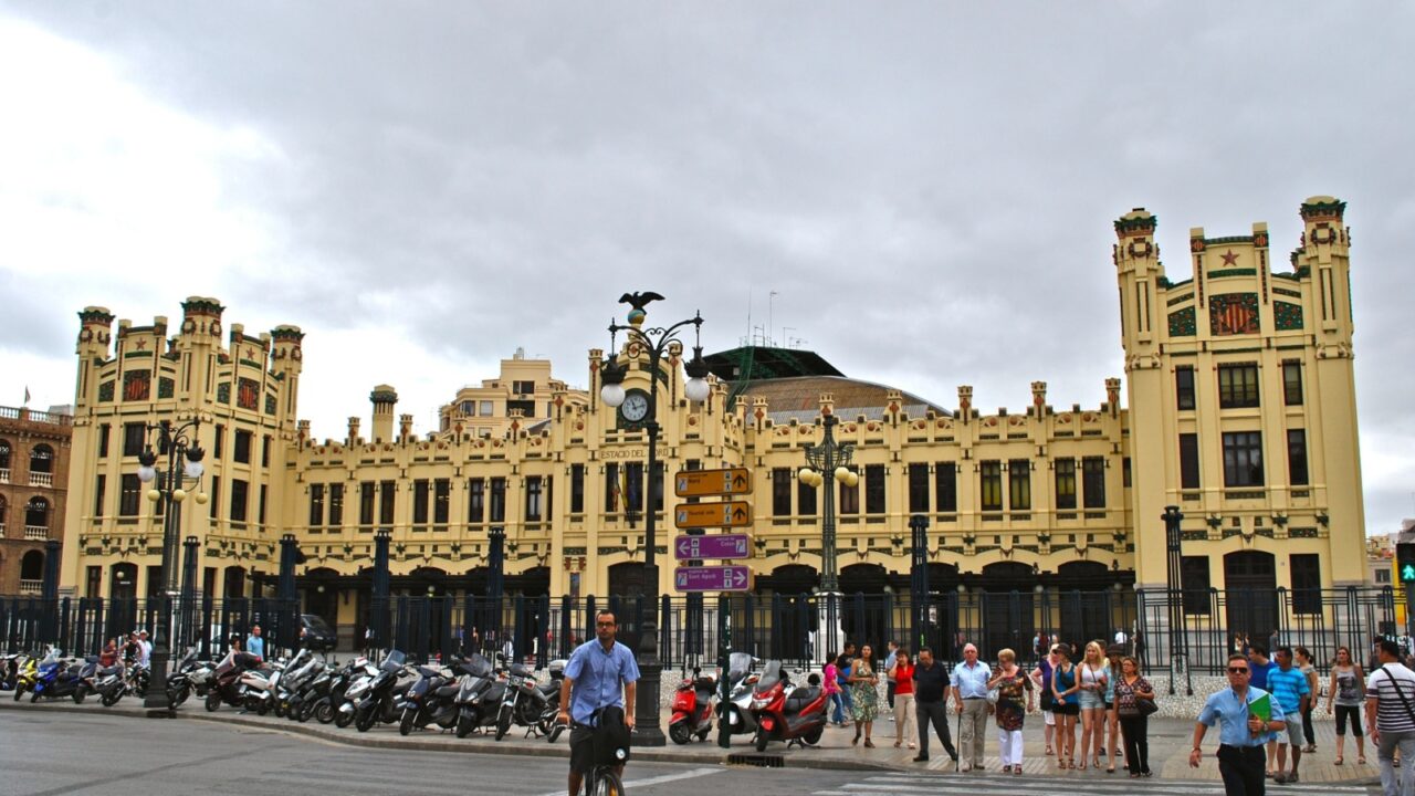 VALENCIA, SPAIN - JUNE 3: The port city of Valencia lies on Spain’s southeastern coast, where the Turia River meets the Mediterranean Sea in Valencia, Spain, June 3, 2013.