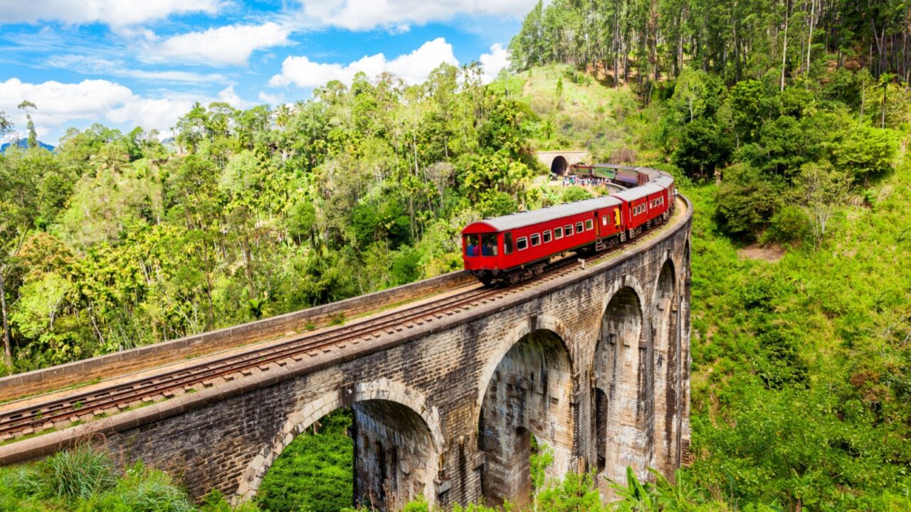Nine arch bridge in Nuwara Eliya, Sri Lanka