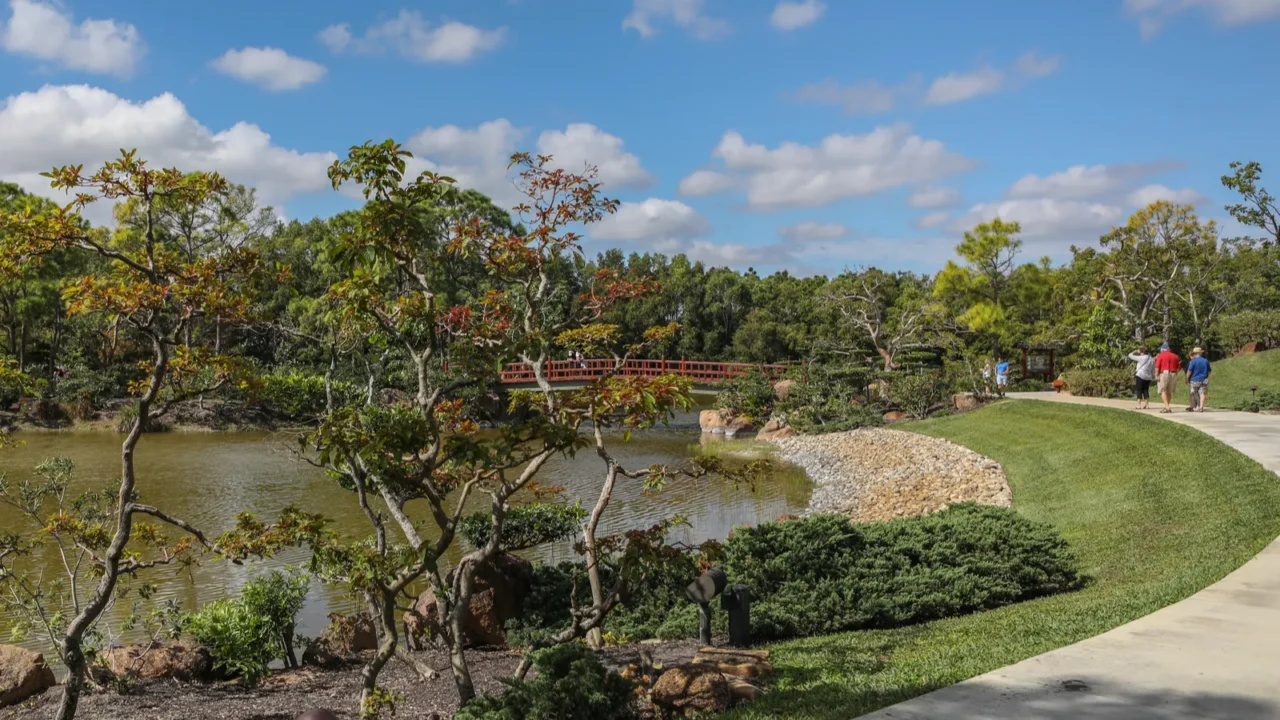 a path in morikami gardens