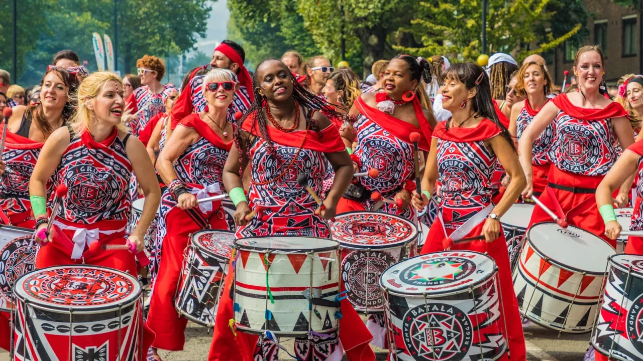 a view at notting hill carnival in london