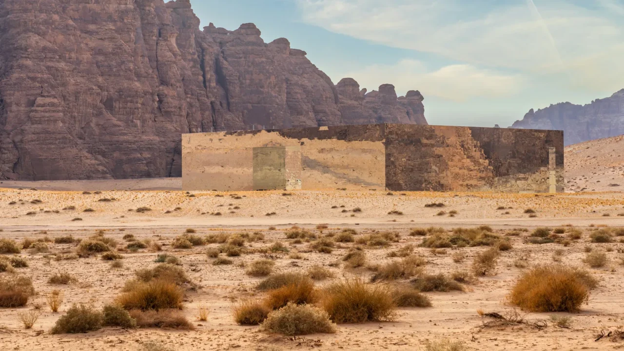 alula saudi arabia  december 17 2024 mirrored maraya concert