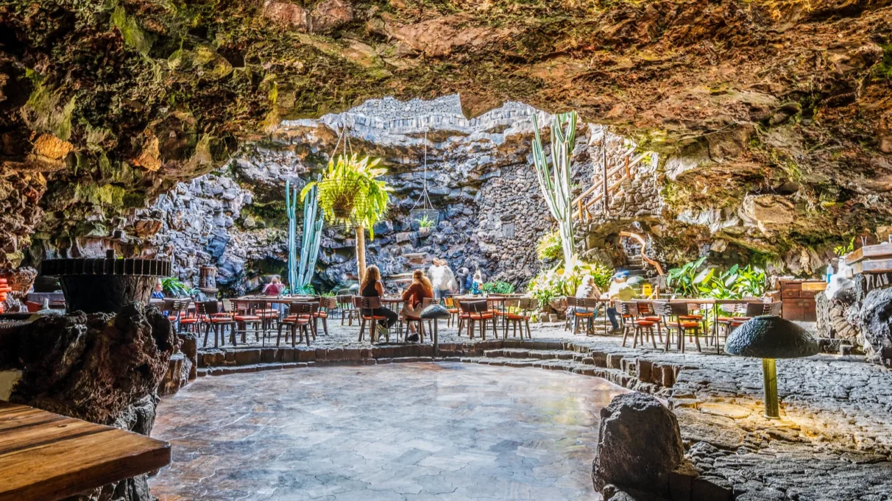 amazing cave pool natural auditorium salty lake designed by cesar