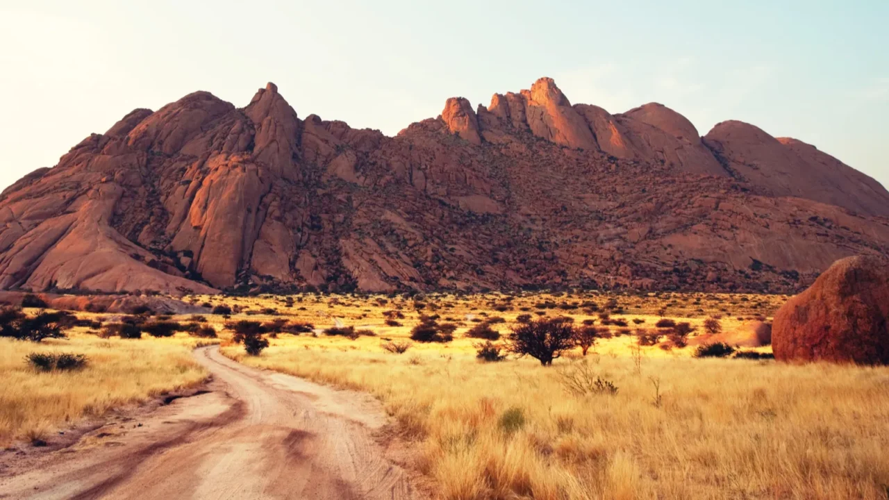 beautiful mountains in namibia