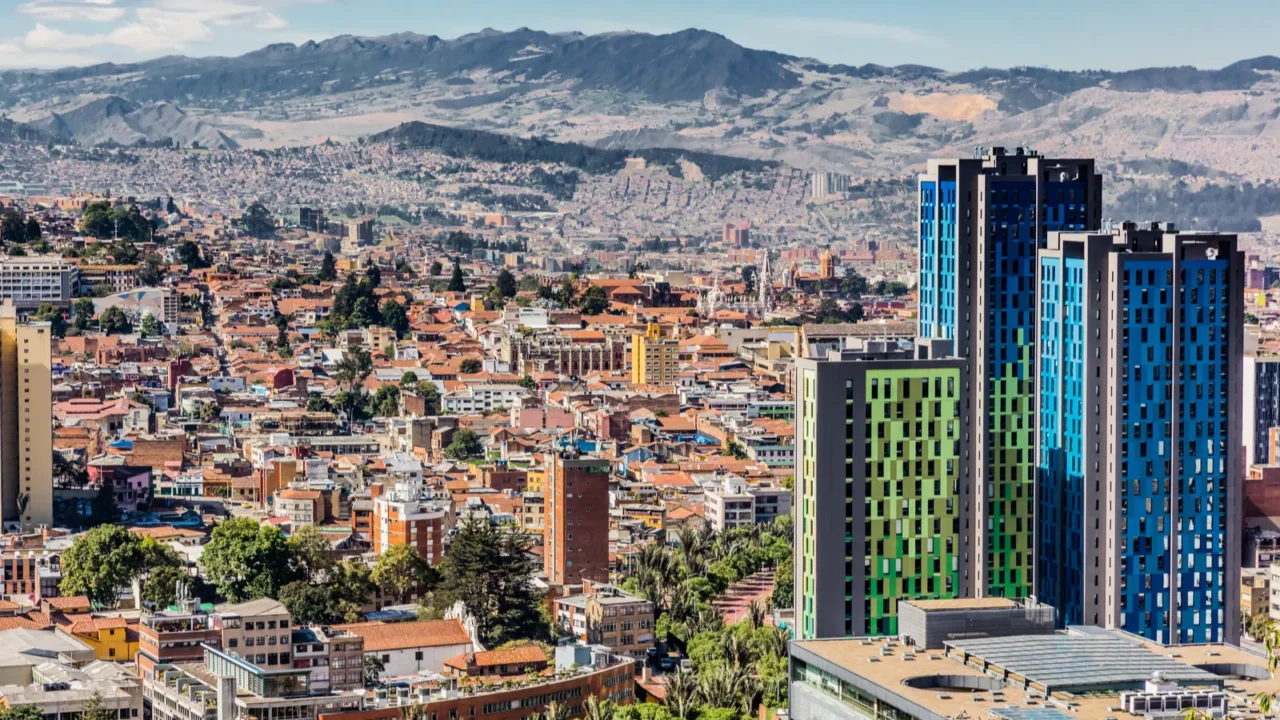 bogota skyline cityscape colombia
