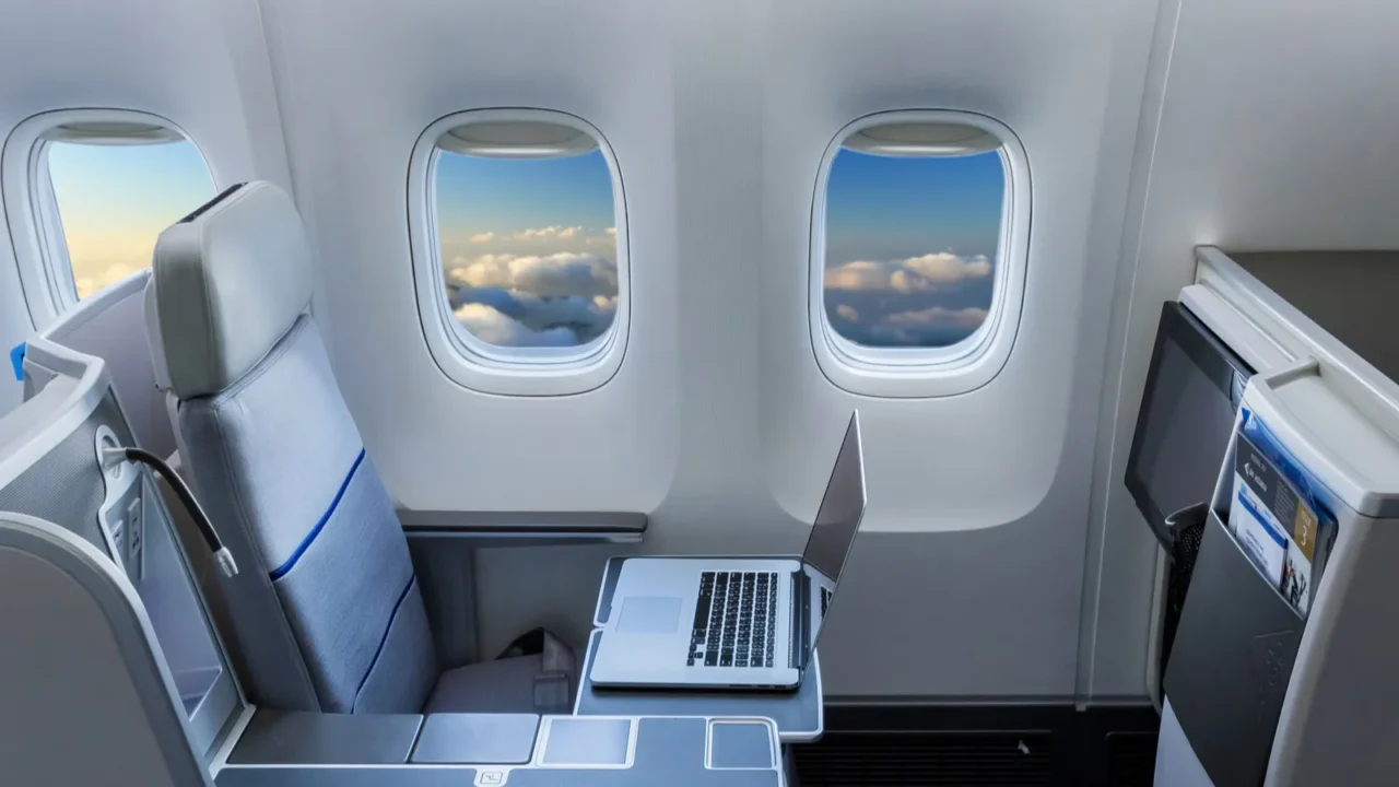 business jet interior