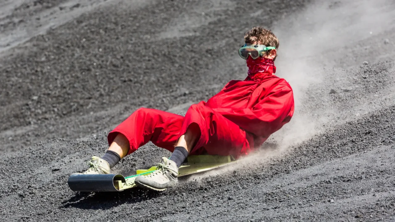 cerro negro volcano surf boarding nicaragua