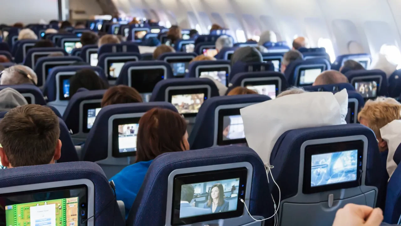 dusseldorf germany  february 28 2014 inside a airbus a330