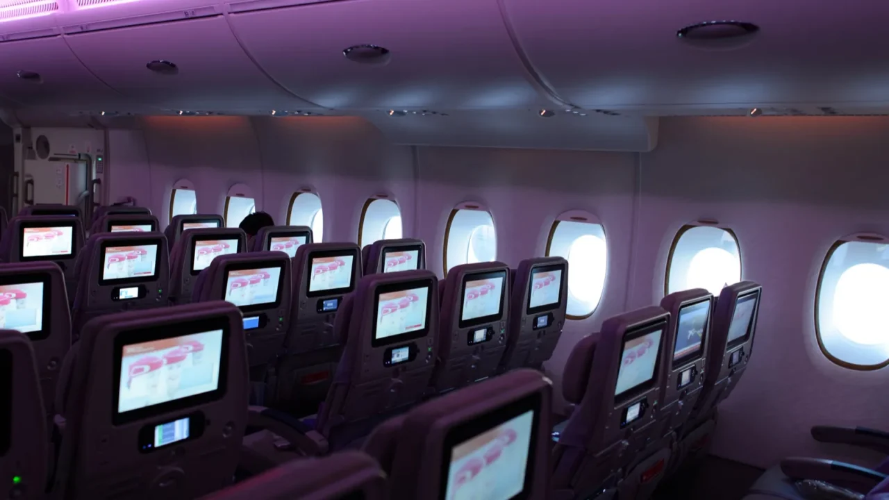 emirates airbus a380 aircraft interior