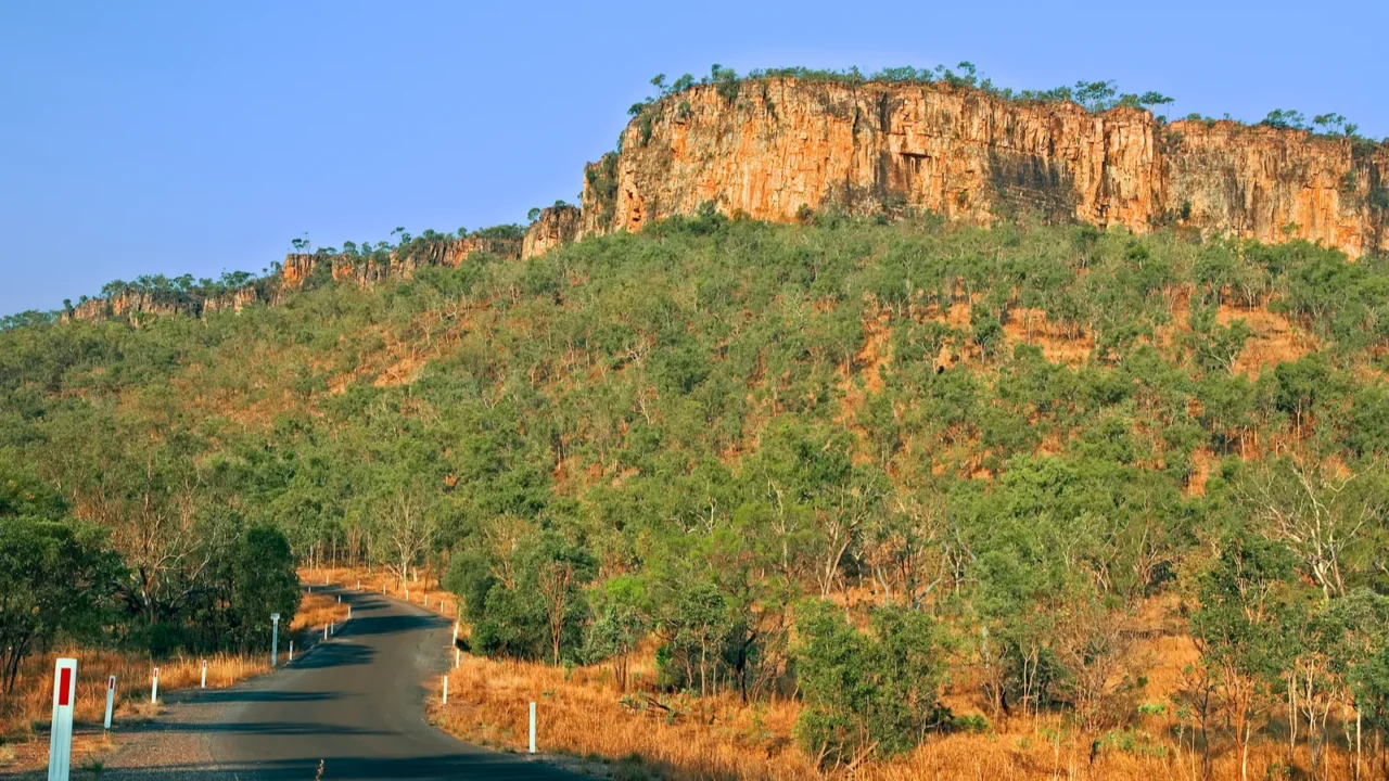 floodway warning sign outback