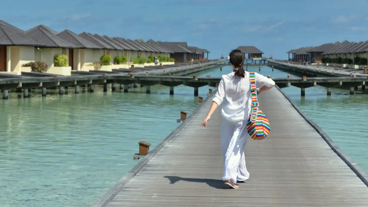 happy woman enjoy summer time