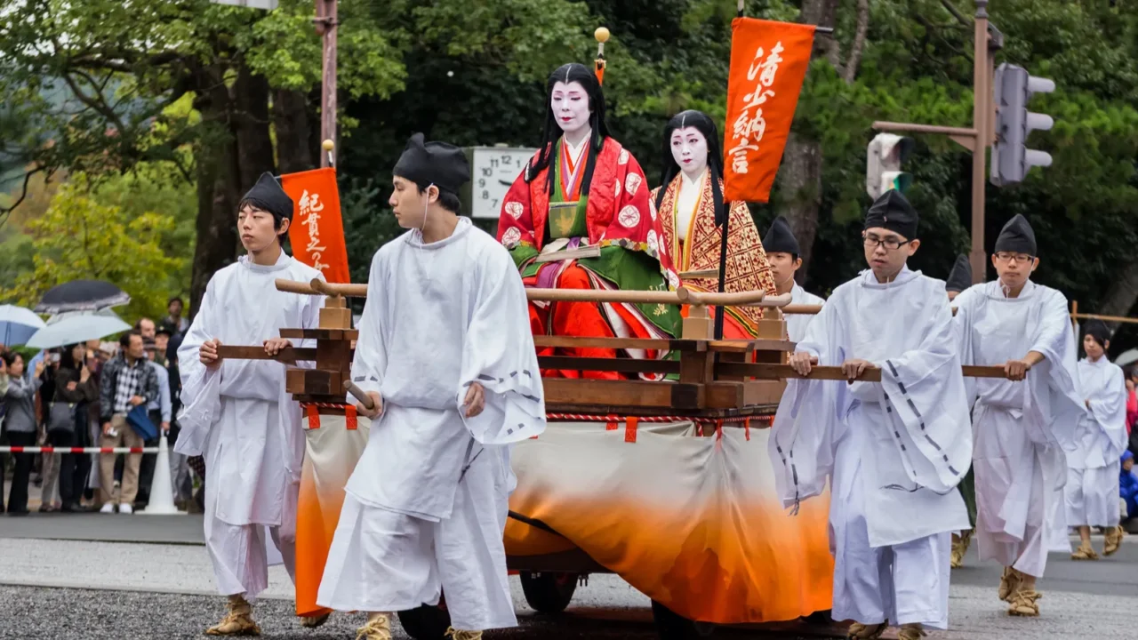 jidai matsuri in kyoto japan