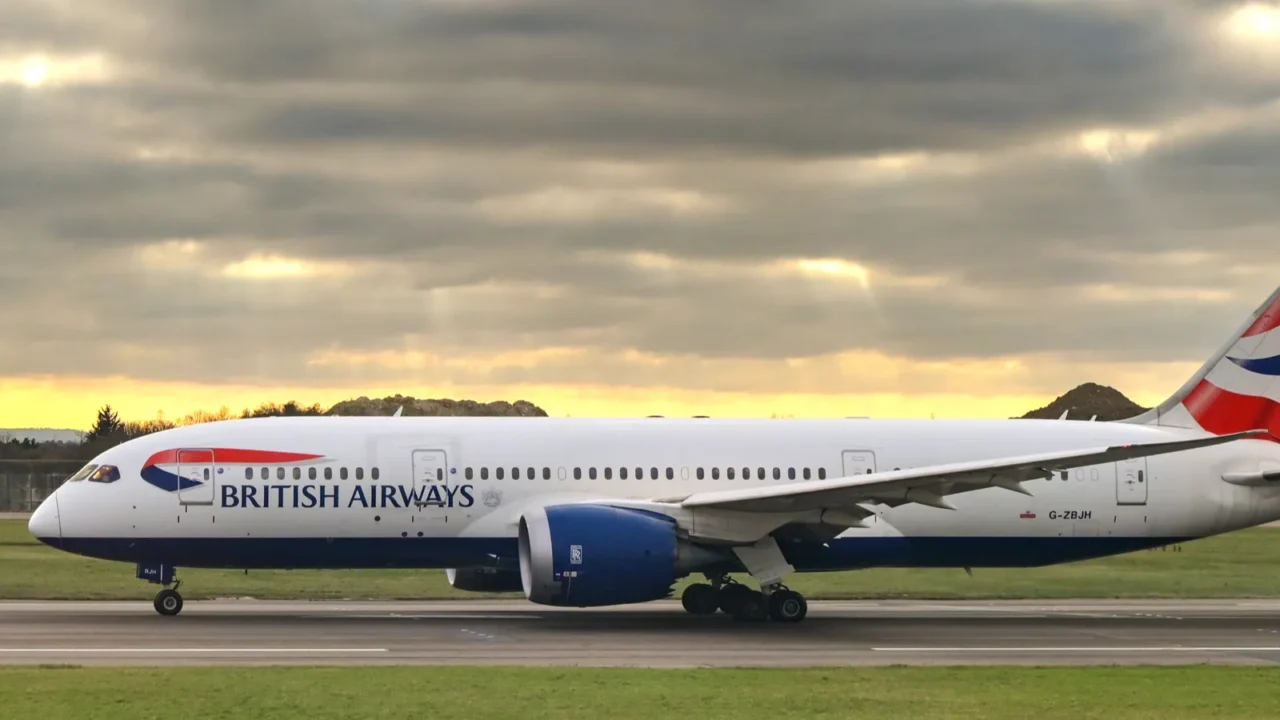 london england uk 11 january 2024 british airways boeing