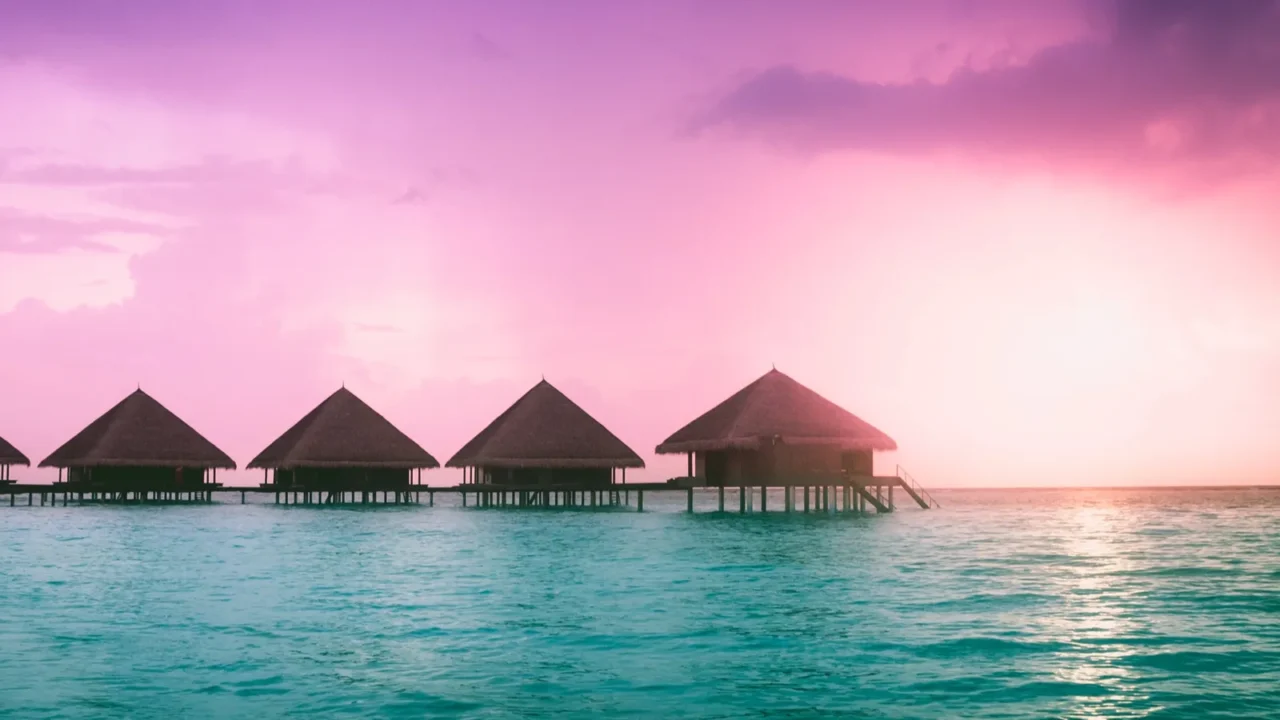 over water bungalows