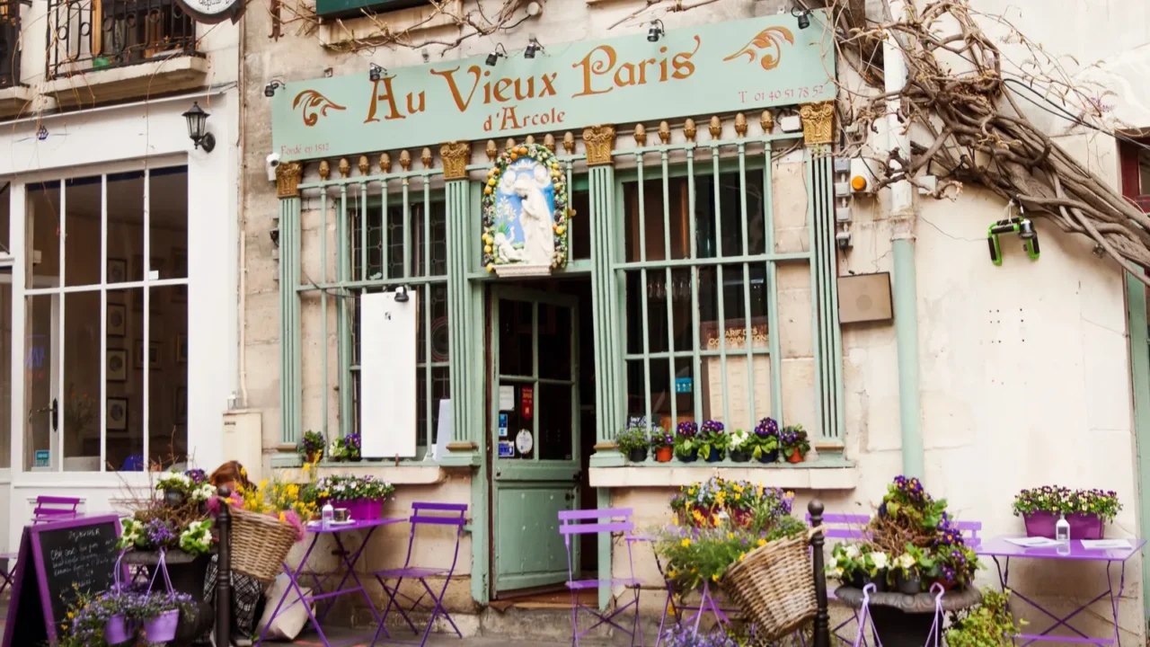paris france  march 27th 2019 au vieux paris darcole