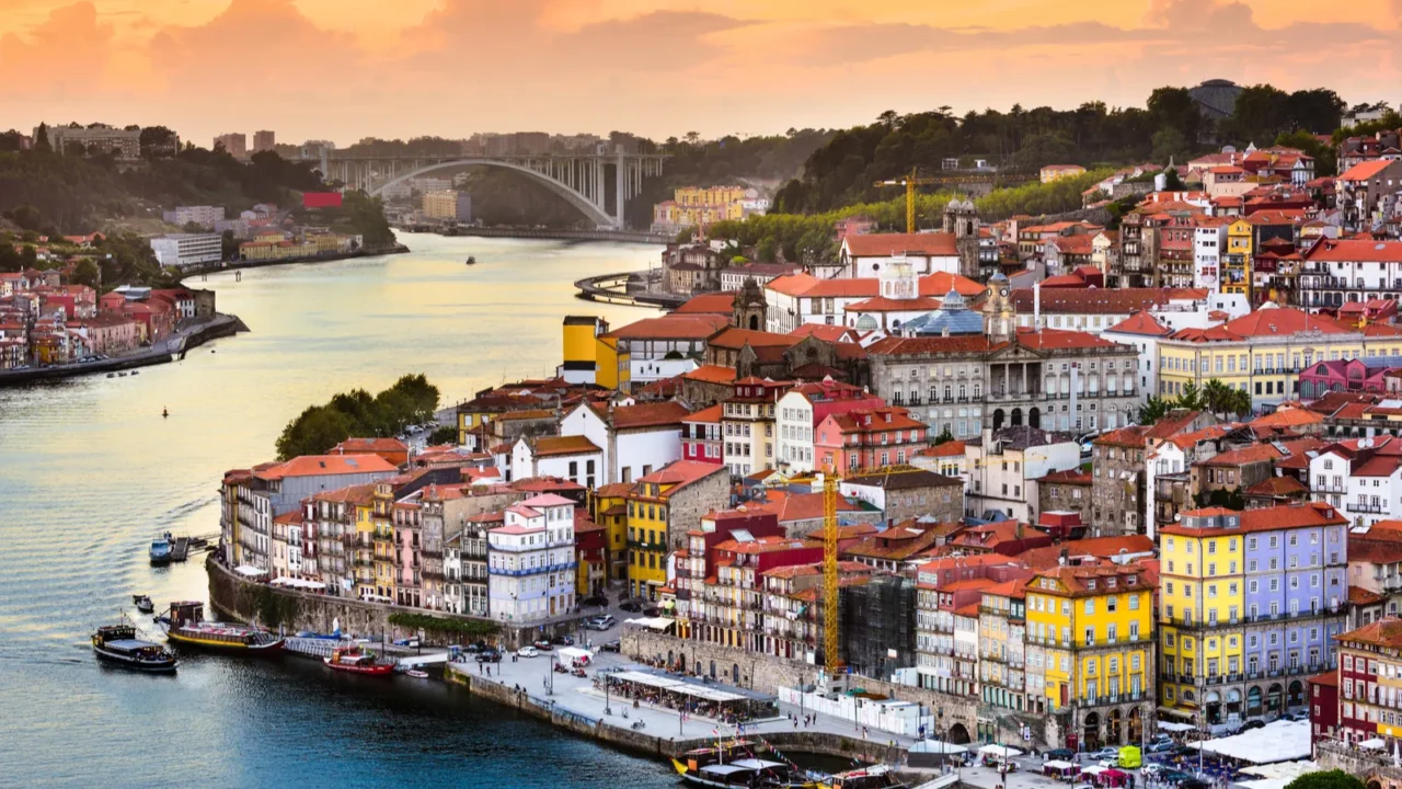 porto portugal on the river