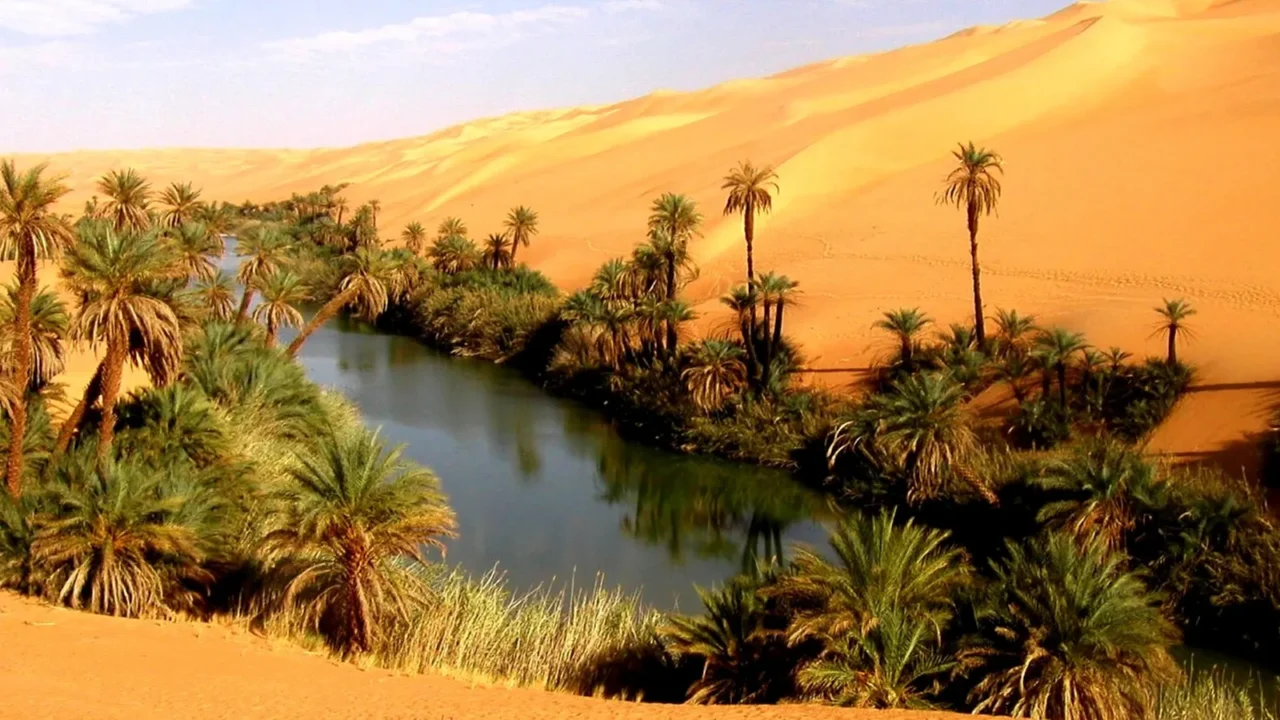 sahara desert near sebha oasis libya safari across desert dunes