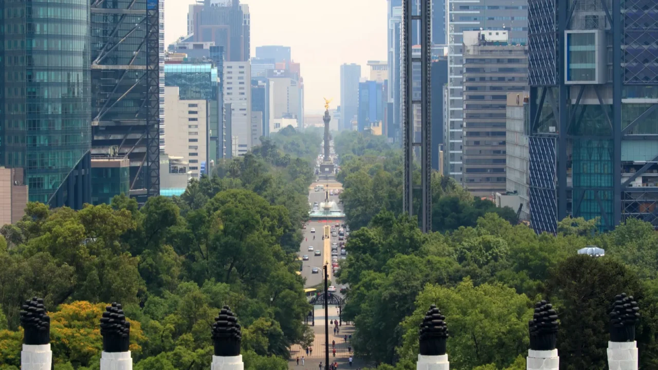 skyline in mexico city
