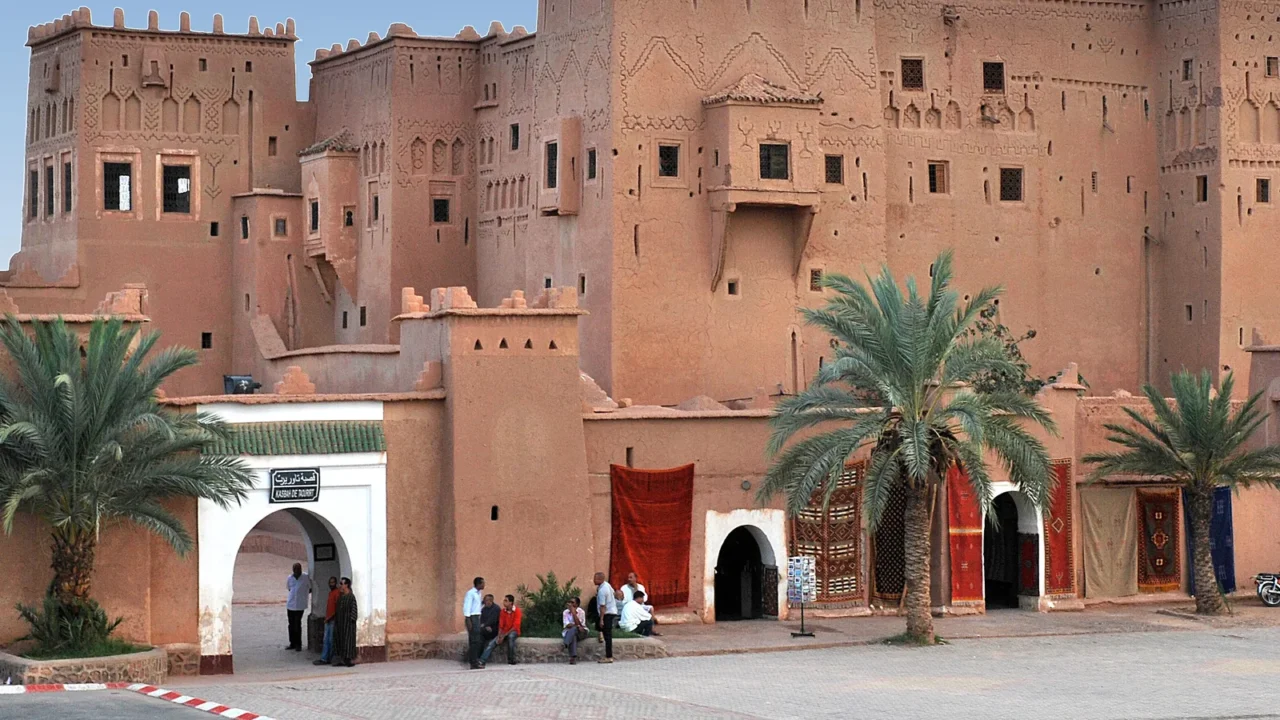 taourirt kasbah of ouarzazate in morocco