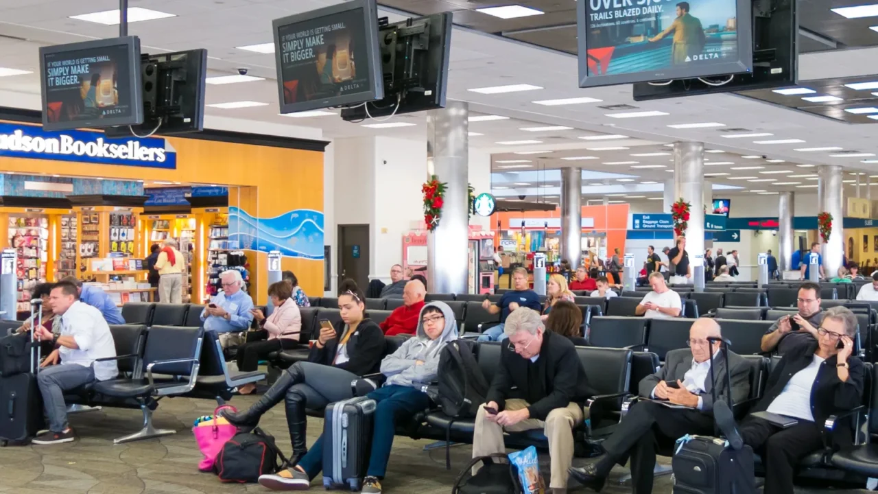 terminal of fort lauderdale airport florida usa