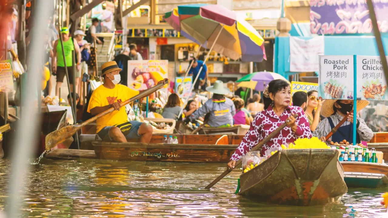 thailand bangkok 4 mar 2020 travel and leisure concept salesman