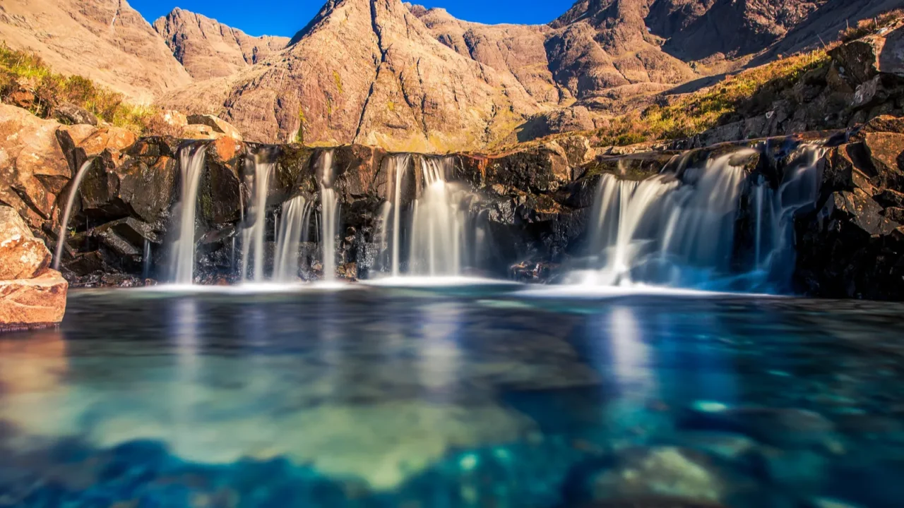 the fairy pools glen brittle skye scotland