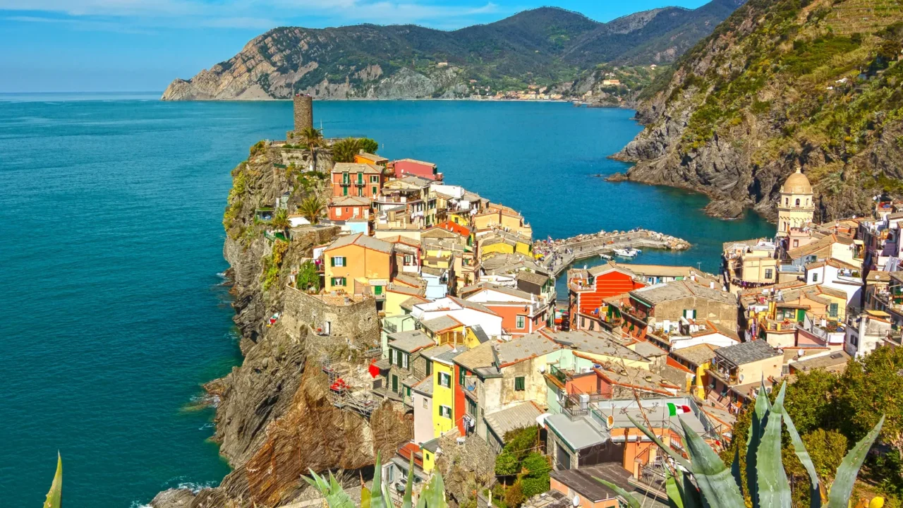 view of vernazza  cinque terre liguria  italy