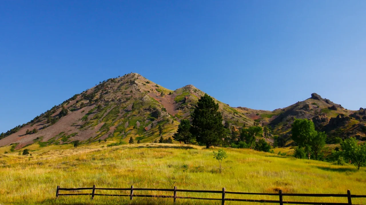 views at bear butte state park south dakota