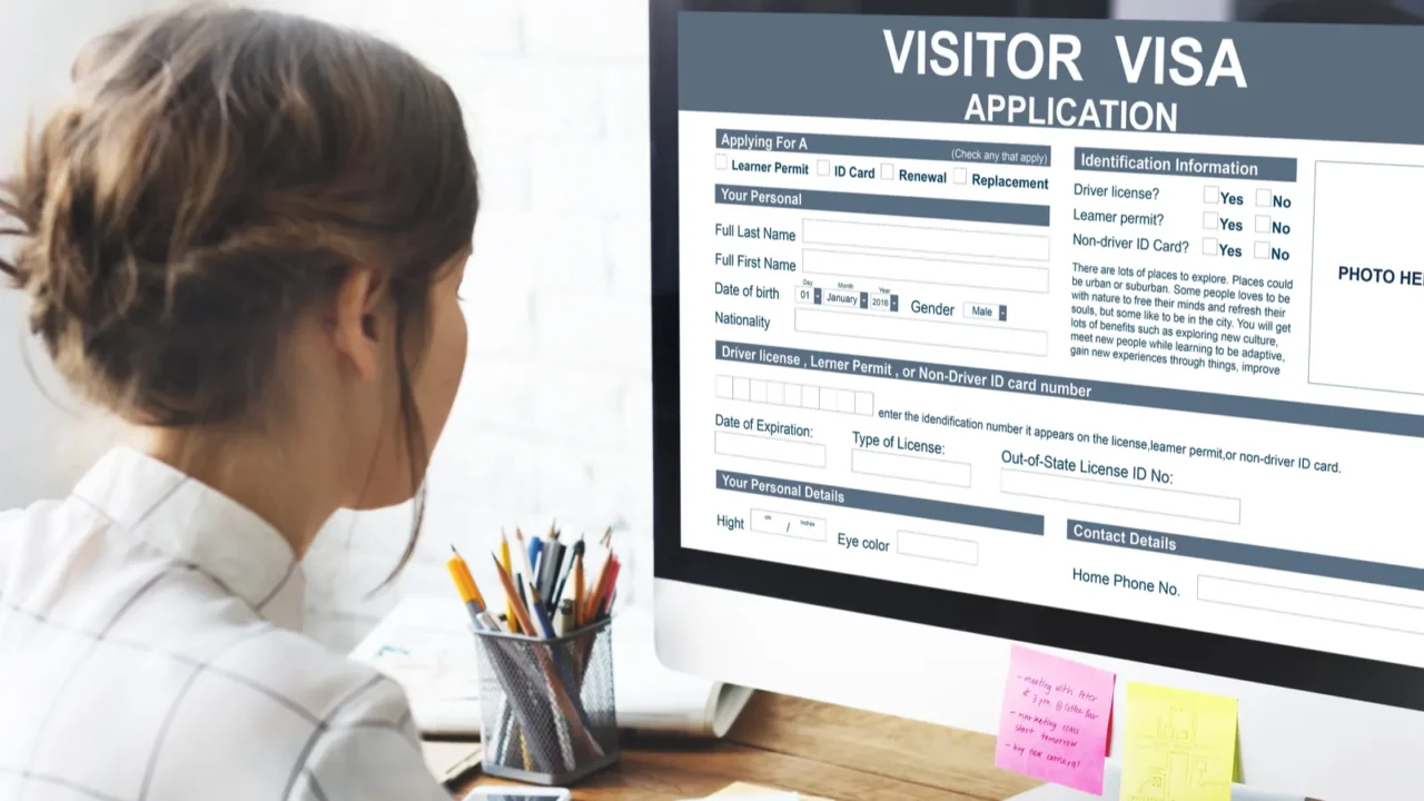 woman working with computer