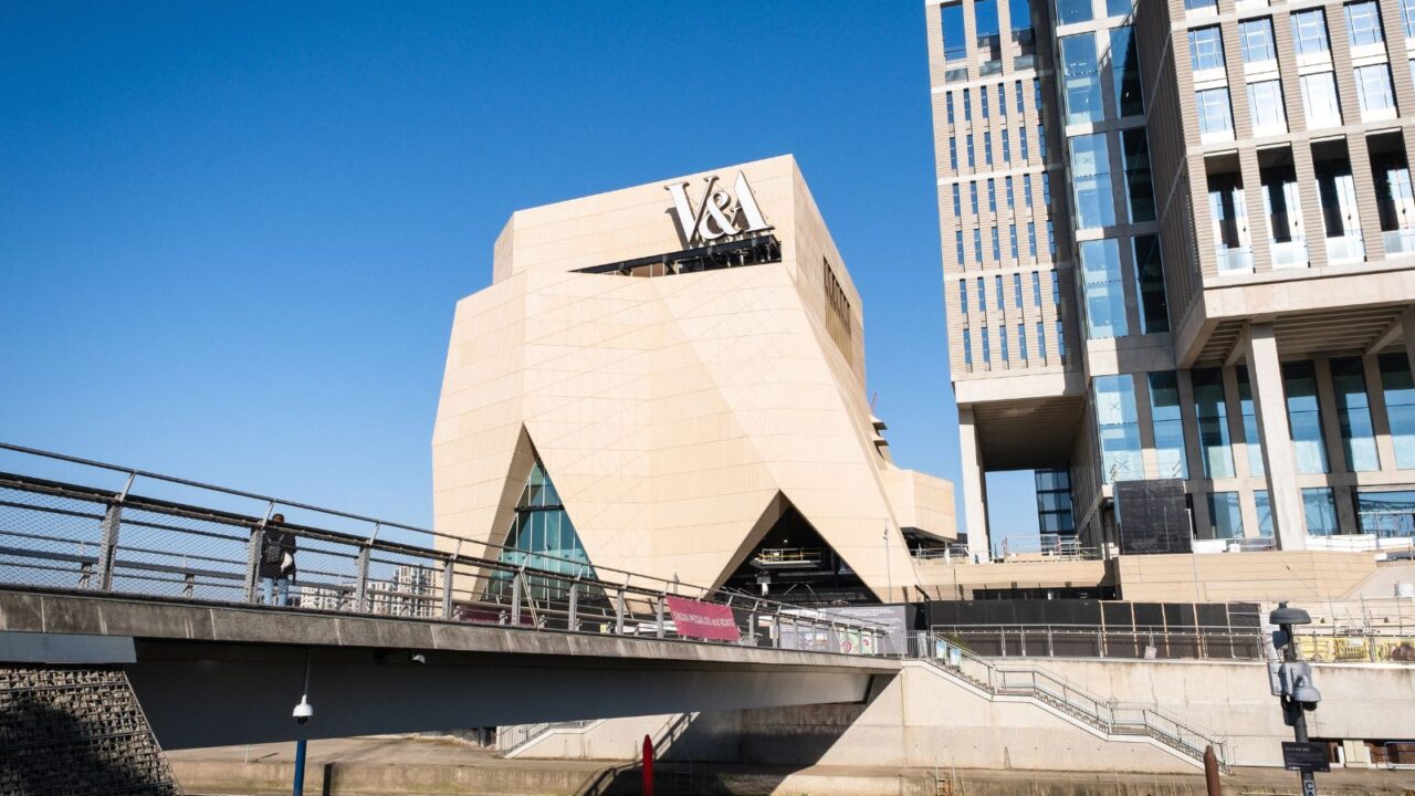 VA Museum, East Bank, Queen Elizabeth Olympic Park, Stratford, UK. London, England.