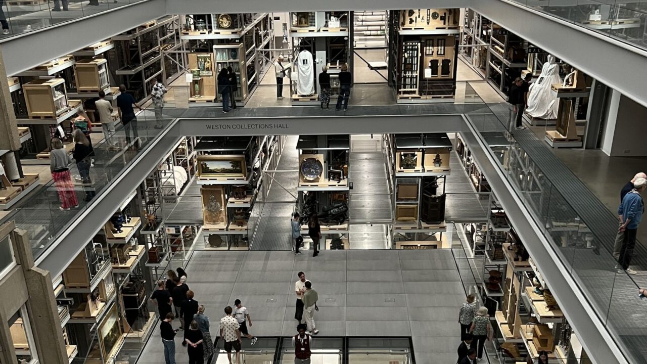 2677635725, New V and A Museum East Storehouse Warehouse open to public working store of art and valuable objects. Carmina_Photography