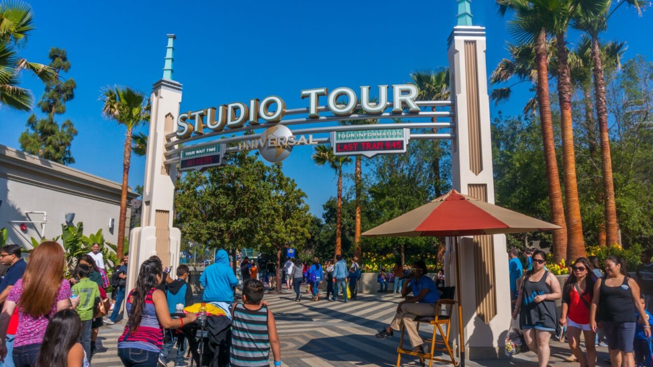 LOS ANGELES, CA/USA - MAY 24: Studio tour at Universal studios hollywood on May 24, 2015 in Los Angeles, CA, USA. It is a theme park and film studio in Los Angeles.