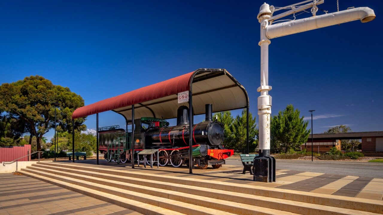 Peterborough, South Australia, Australia - Dec 24, 2017: Steamtown Heritage Rail Centre