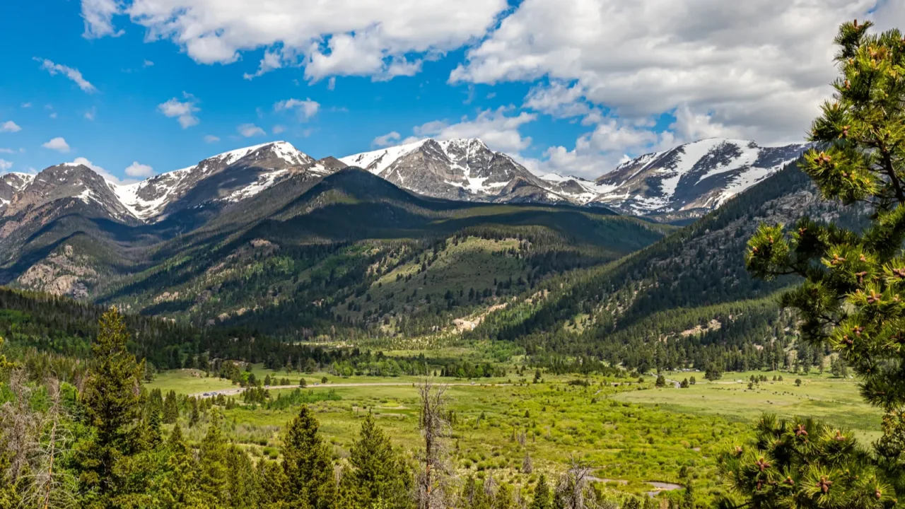 a view of bighorn mountain from fall river road at