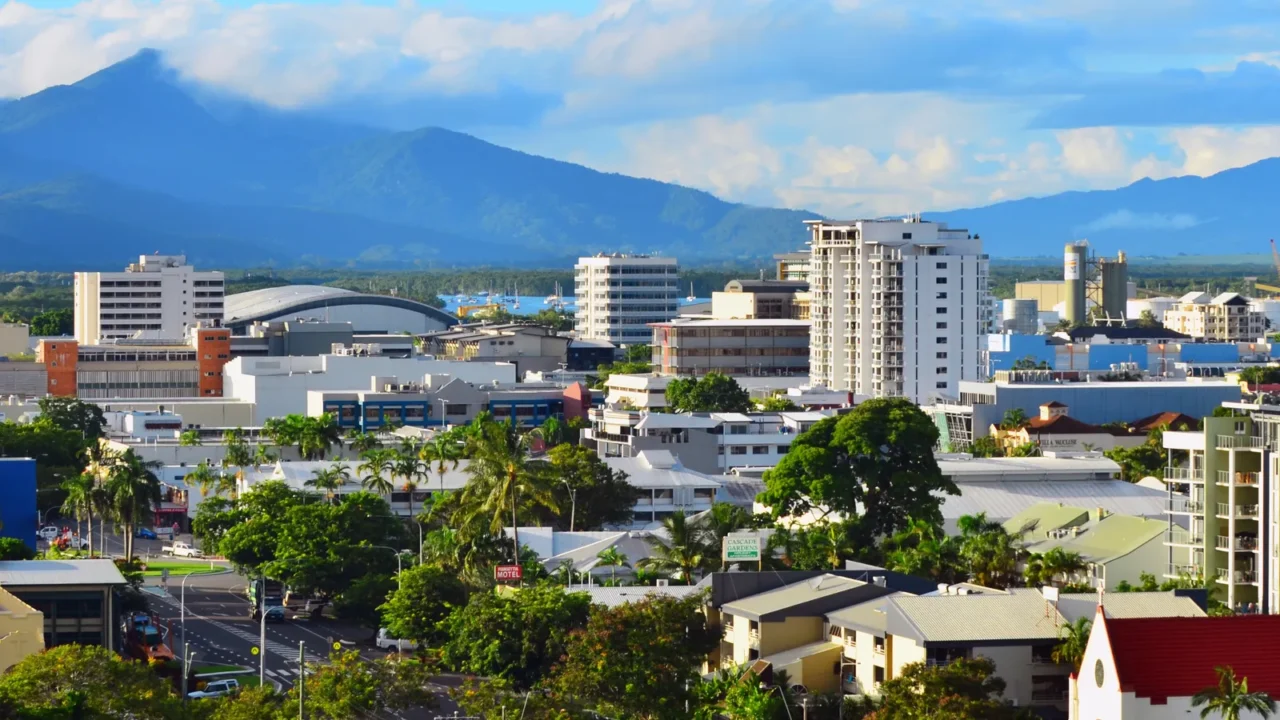 aerial view of cairns queensland australia