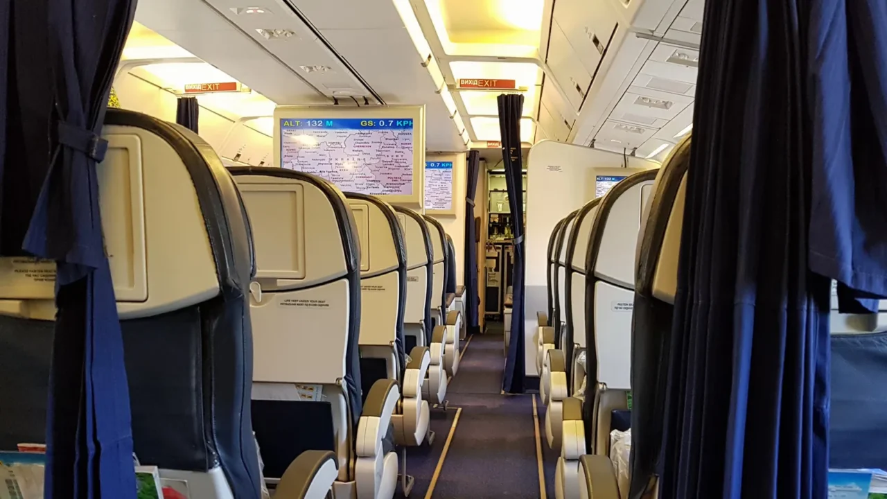 airport borispol airlines uia ukraine may 02 2018 passenger