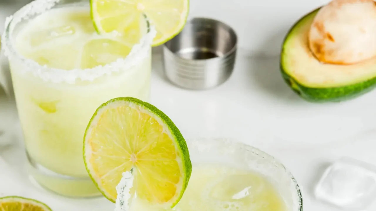 alcoholic cocktail recipes and ideas avocado and lime margarita with