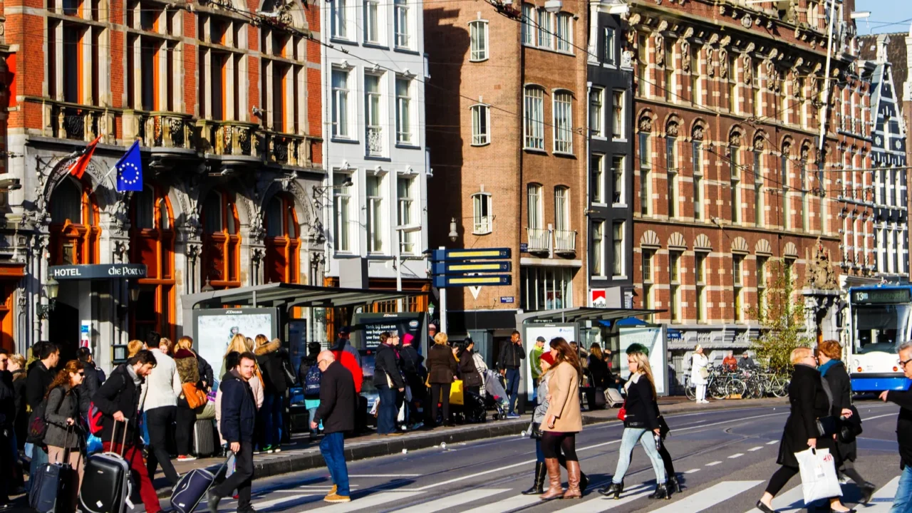 amsterdam netherlands  november 08 view of one of the