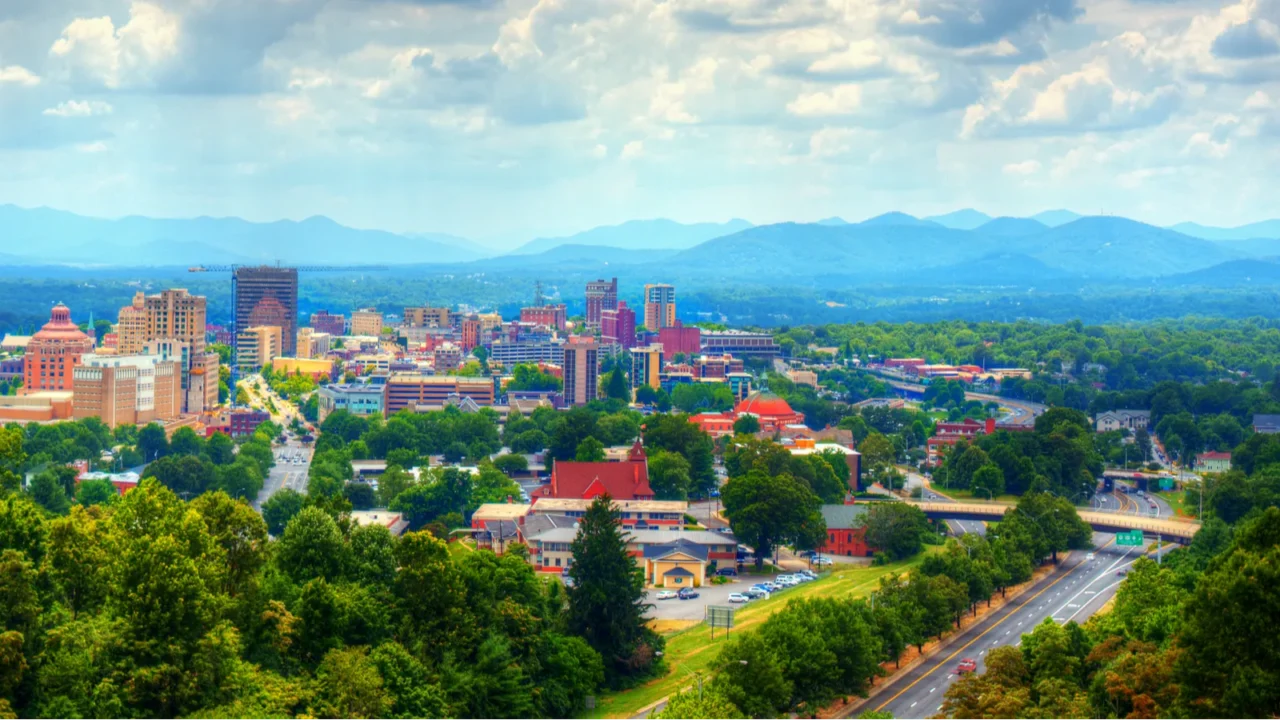 asheville skyline