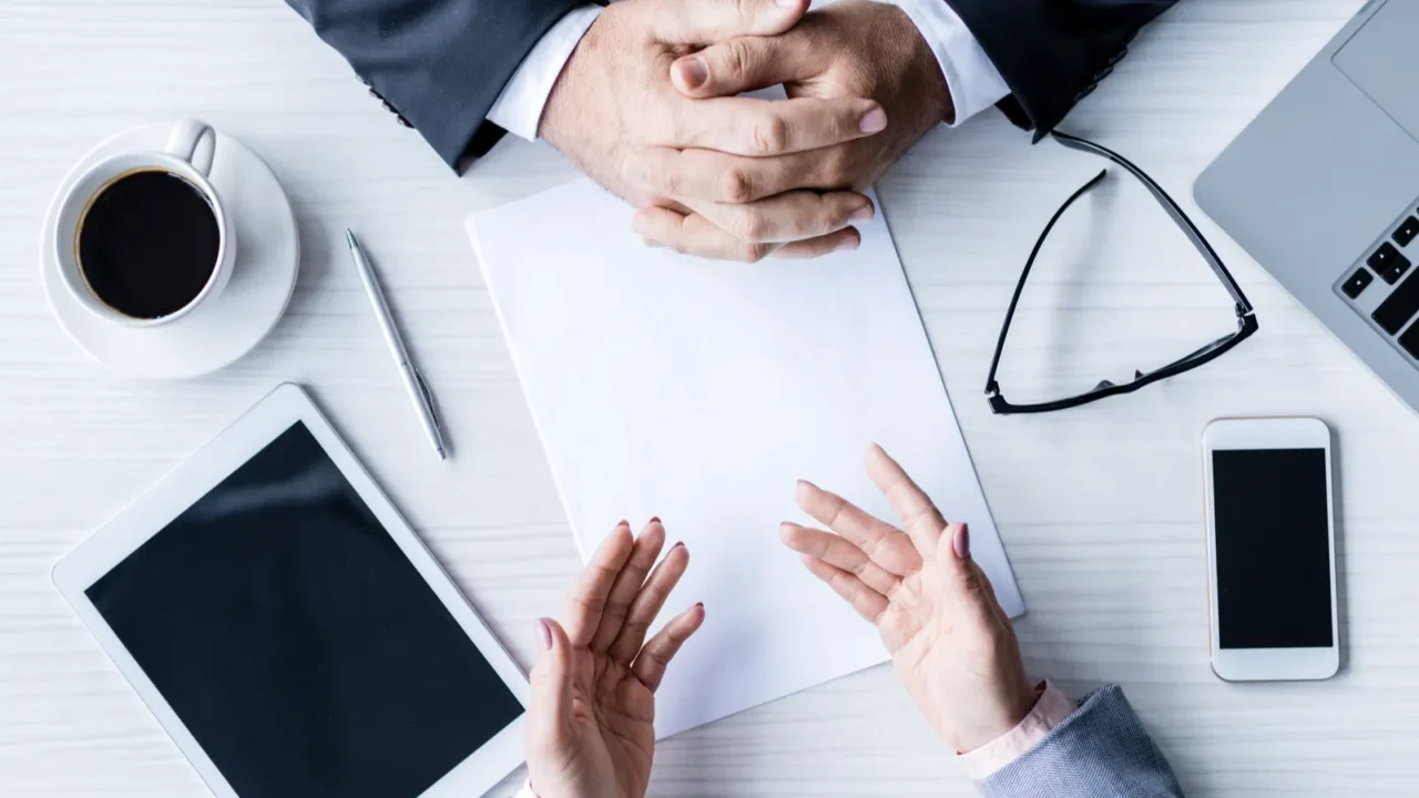 business people having discussion