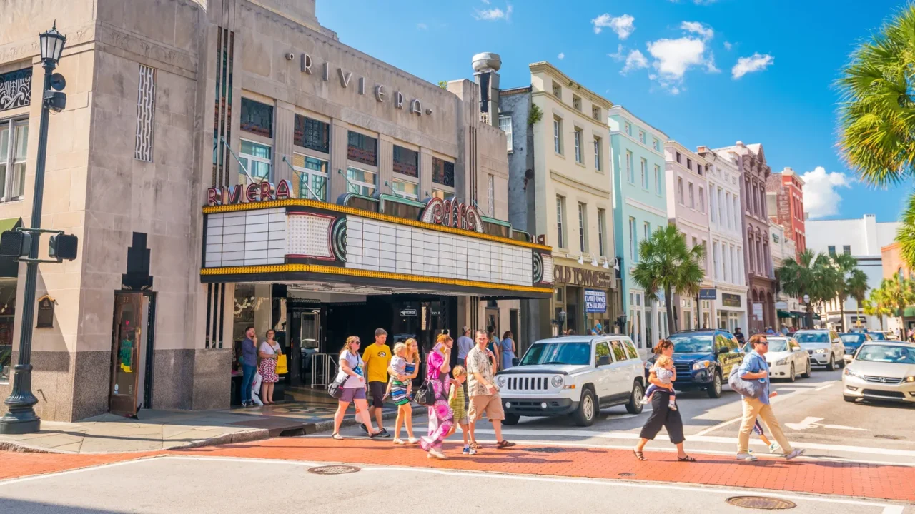 charleston south carolina usa sep 3 colorful and wellpreserved